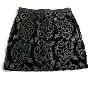 🤎3/$25 Black leather mini skirt